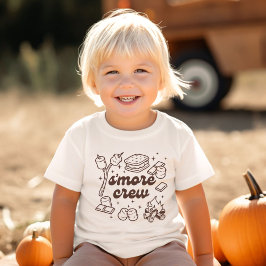 S'more Crew Camping Lover Toddler Tshirt T Shirt
