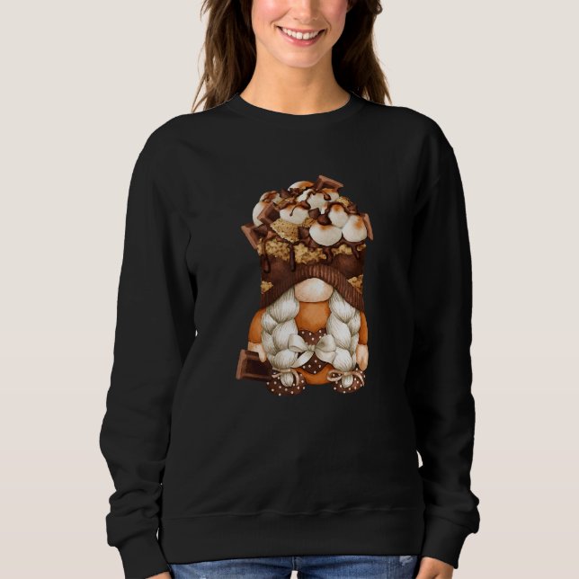 Smore Gnome for Julafton Matching Couple & Camper  T Shirt (Framsida)