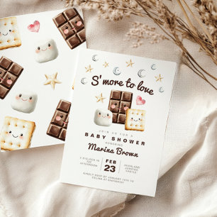 S'more kärlek baby shower inbjudningar
