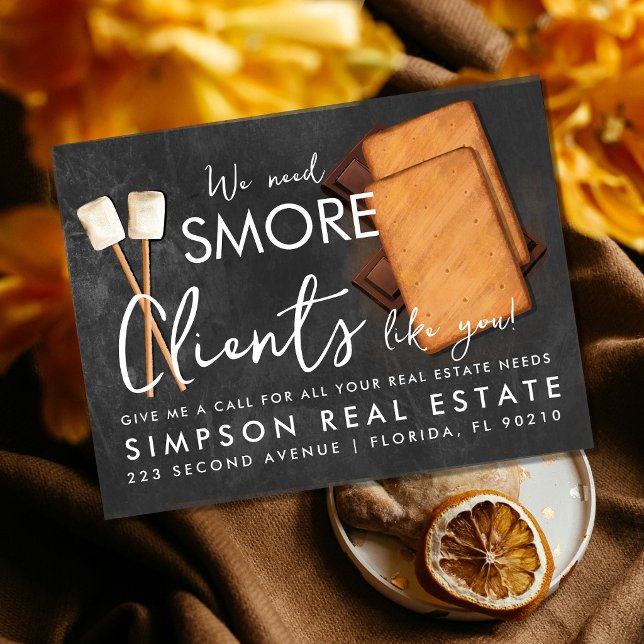 S'more Klienter Fastighetsannonsering Postkort Meddelande Vykort (Skapare uppladdad)