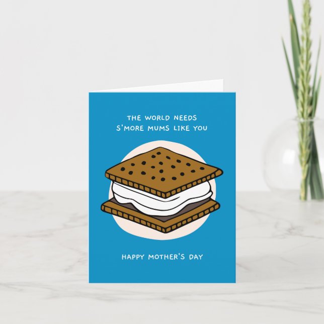S'more Mums Morsdagspresentkort Kort (Framsida)