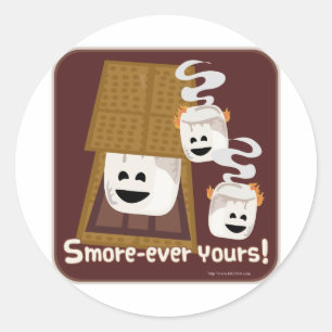 Smore_någonsin Runt Klistermärke