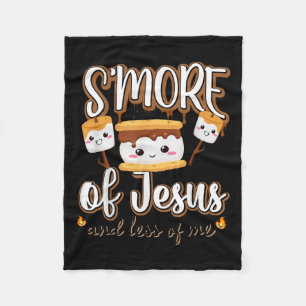Smore of Jesus Mindre Christian Camper Camping Fleecefilt