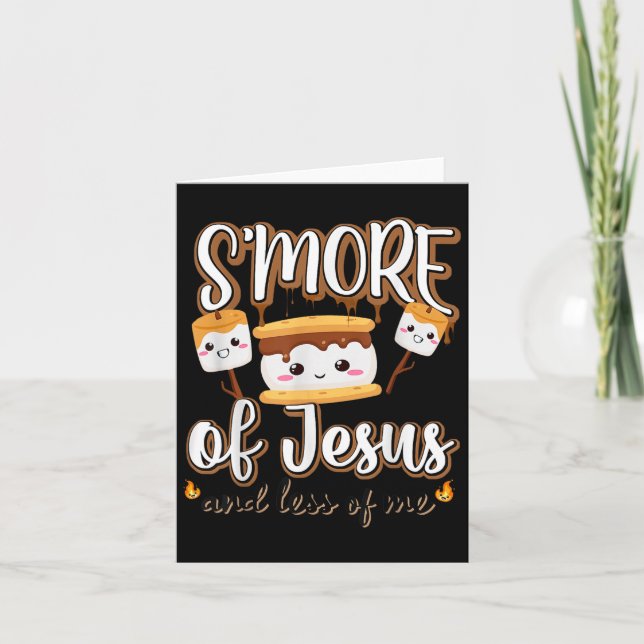 Smore of Jesus Mindre Christian Camper Camping Kort (Framsida)