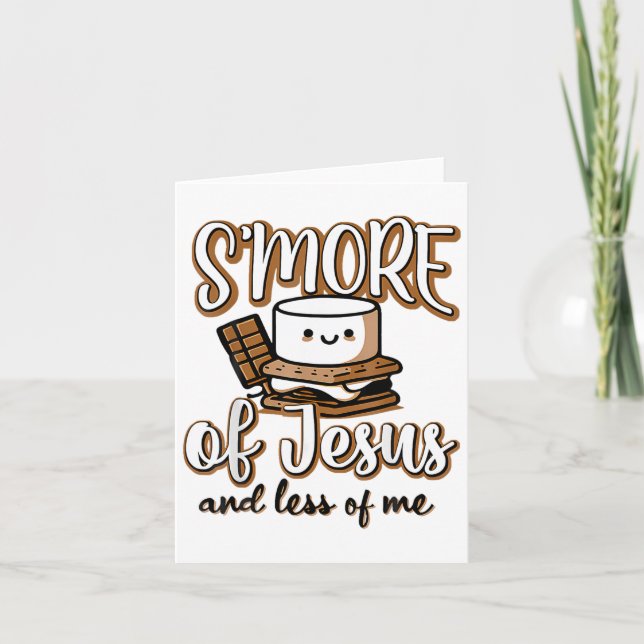 Smore of Jesus Mindre Christian Camper Camping Kort (Framsida)