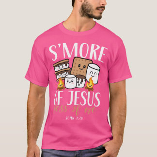 Smore of Jesus Mindre Christian Camper Camping T Shirt