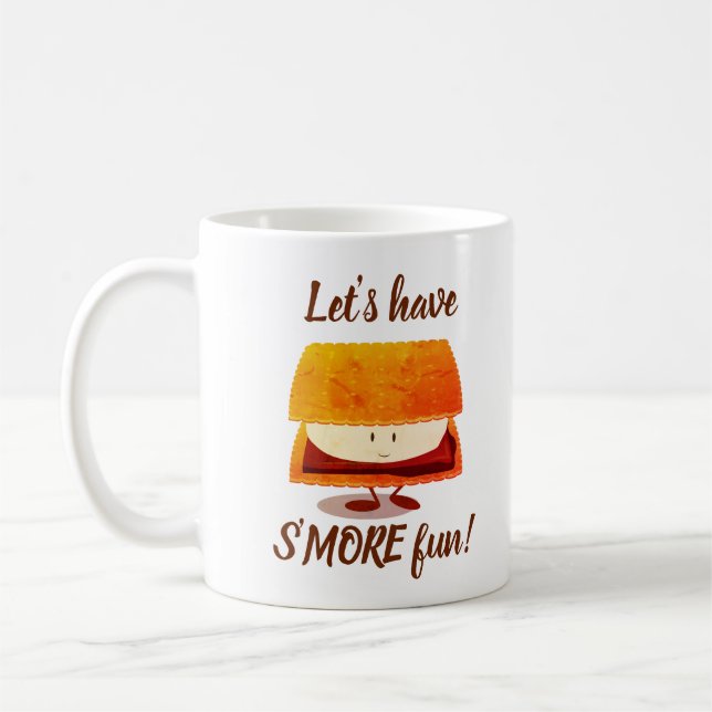 S'more roligt tecknade figurer mugg (Vänster)