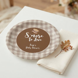 S'more to Love Rustic Gingham Baby Shower