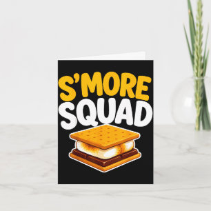 S'mores-älskare lägereld marshmallow kort