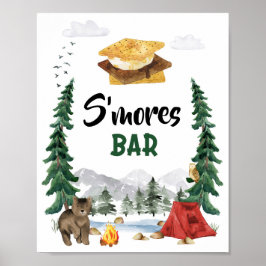S'mores Bar Festskylt Poster
