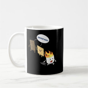 Smores Campfire Marshmallow Roasting Funny Campin Kaffemugg