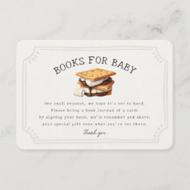 Smores Fall Bonfire Outdoor Books For Baby Insert Tilläggskort