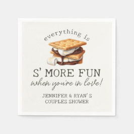 S'mores Fall Bonfire Outdoor Par Shower Pappersservett