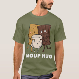 Smores Group Hug Marshmallow Chocolate T Shirt