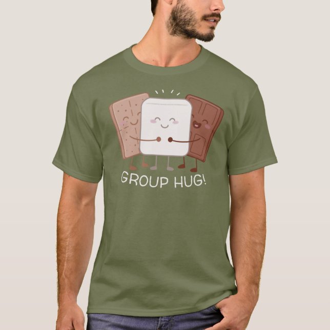 S'mores Group Hug T Shirt (Framsida)