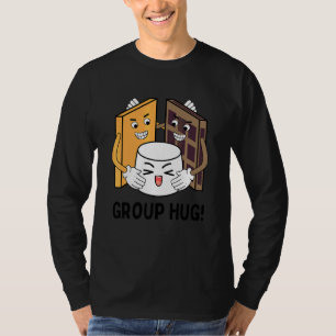 S'mores Grupp Knuff Camping Choklad Marshmallows 1 T Shirt