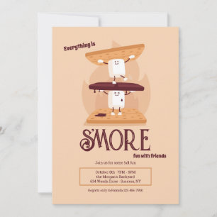 Smores-inbjudan Inbjudningar