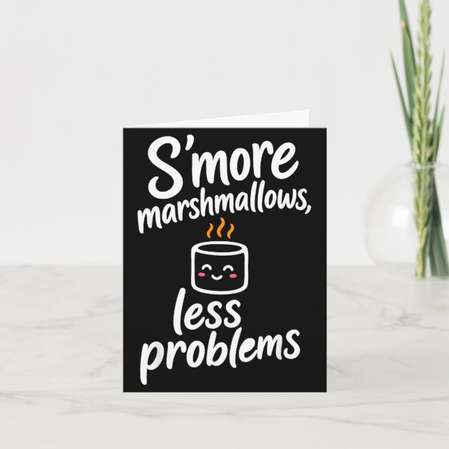 S'mores-marshmallow  kort (Framsida)