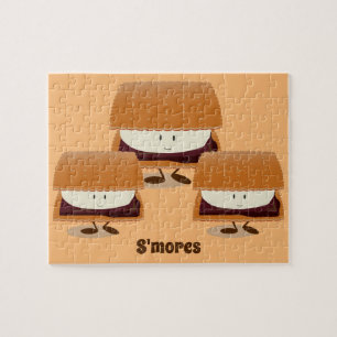 S'mores med pussel för ord  