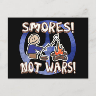 S'mores Not Krig Vykort