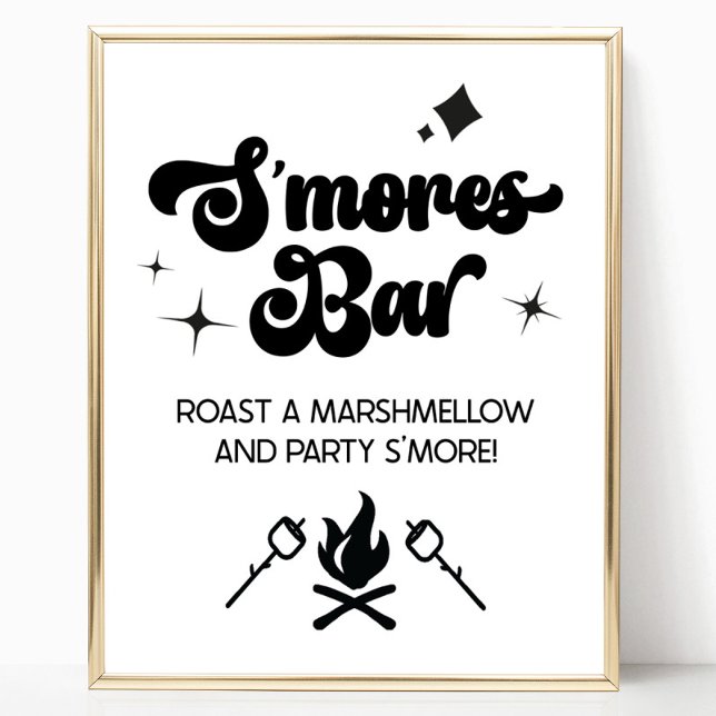 S'Mores Pub Marshmallow Roast Låt oss Party-tecken Poster (Skapare uppladdad)