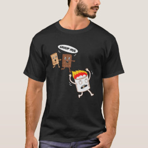 Smores S mores Marshmallow Camping Roasting Bonfir T Shirt