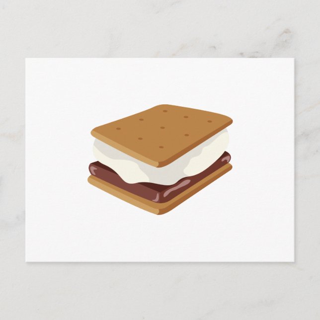 Smores Sandwich Vykort (Framsida)