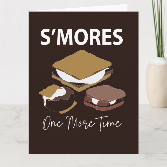 Smores S'mores Efterrätt En Gång Till Smore Kort (Framsida)