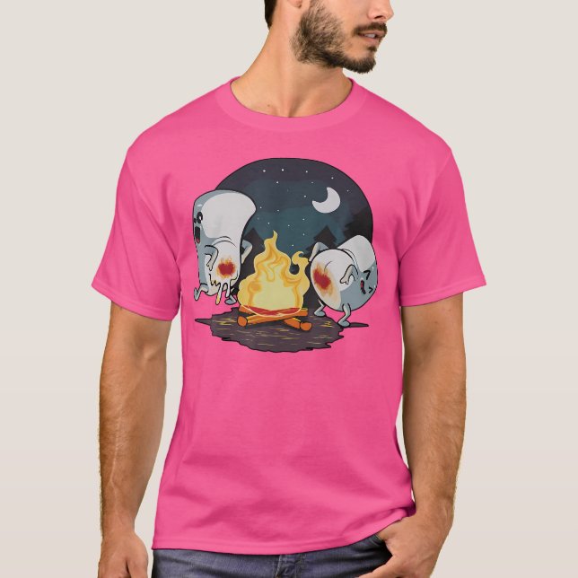 Smores S'Mores Marshmallow Campfire Camping Roasti T Shirt (Framsida)