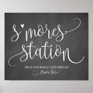 S'mores Station Favor Party signal 8x10 Poster