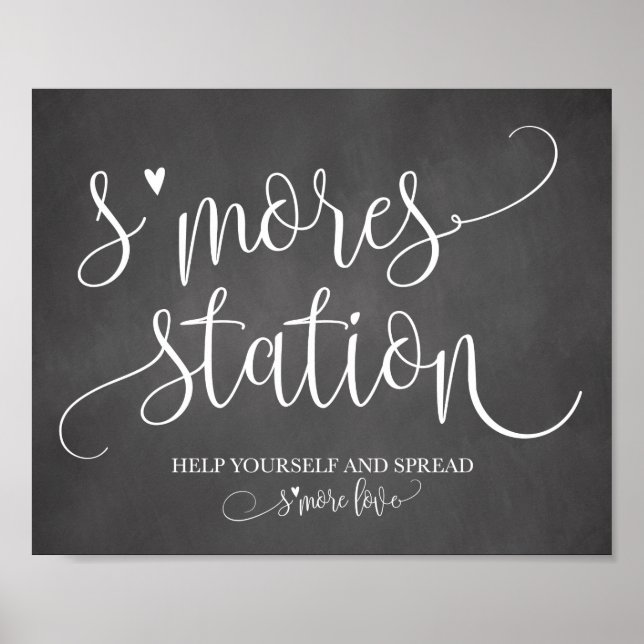 S'mores Station Favor Party signal 8x10 Poster (Framsidan)