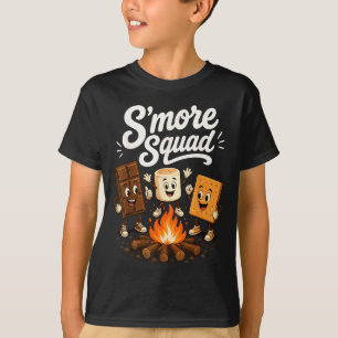 S'mores-trupp rolig marshmallow lägereld  t shirt