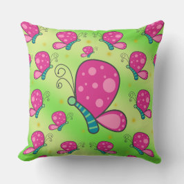 Smörfiber av Färg och bomull Kudde