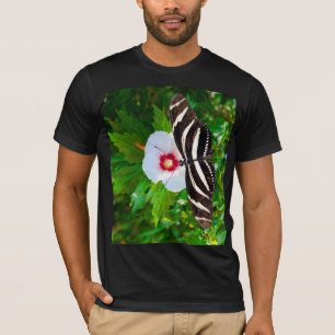 Smörfjärilsmusslor på Hibiscus Red T-Shirt