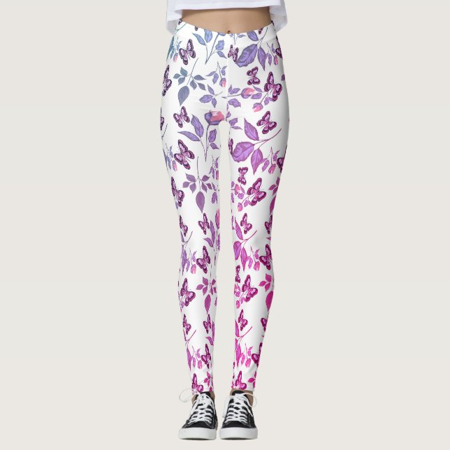 Smörflugan och dess vackra natur leggings (Framsida)