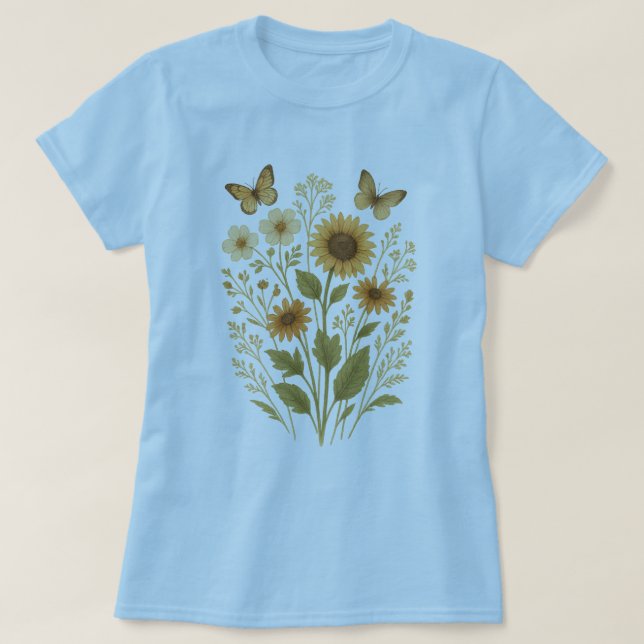 Smörflugor och Garden Women's T-Shirt (Design framsida)