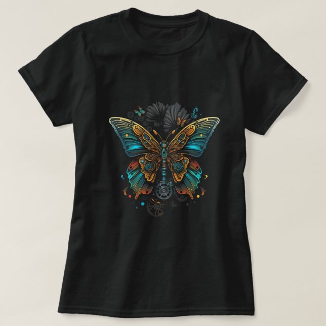 Smörflygets utformning t shirt (Design framsida)