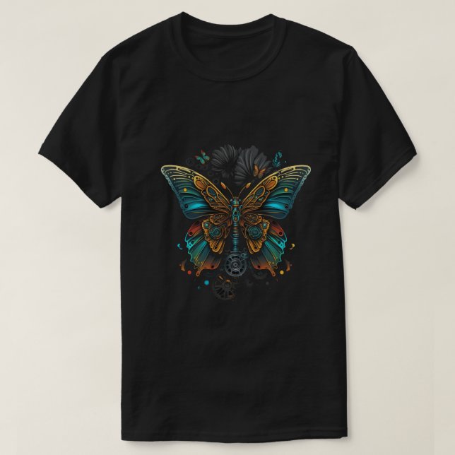 Smörflygets utformning t shirt (Design framsida)