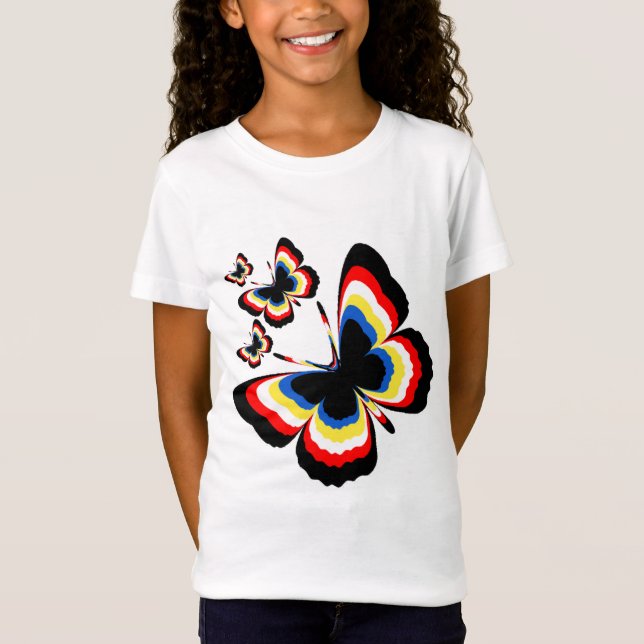 Smörflygkollorfull T Shirt (Framsida)