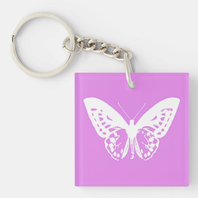 Smörflygsketch, orkidé och vit (Framsidan)