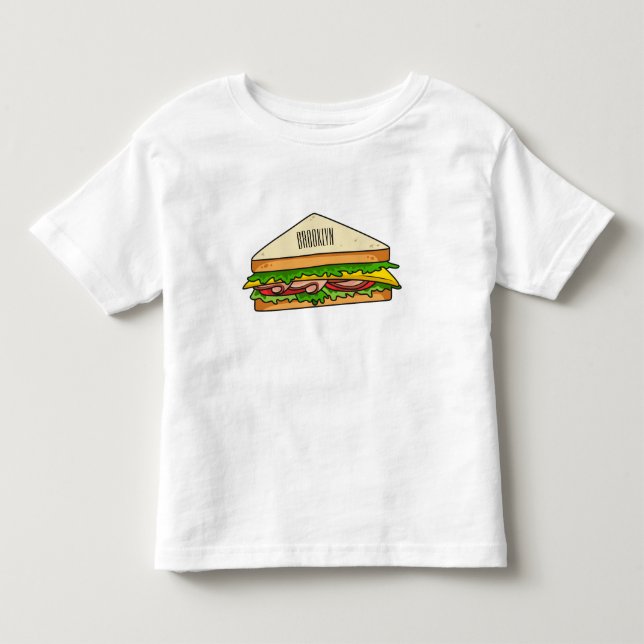 Smörgås serieillustration  t shirt (Framsida)