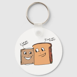 Smörgåskärlek Keychain Nyckelring