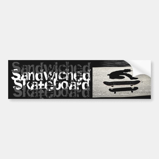 smörgåsskateboard bildekal (Framsidan)