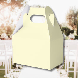 Smörgul enfärgad | Klassisk Elegant Presentaskar