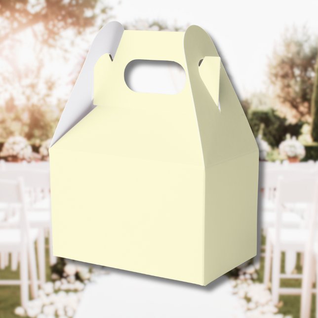 Smörgul enfärgad | Klassisk Elegant Presentaskar (Skapare uppladdad)