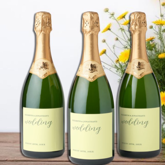 Smörgul och Salvia Minimalistisk Bröllop (Skapare uppladdad)