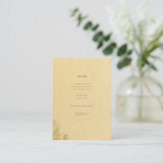 Smörgul Ranunculus-detaljer Inneslutning Tilläggskort