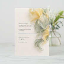 Smörgul Salvia Organza Trädgårdsinbjudan