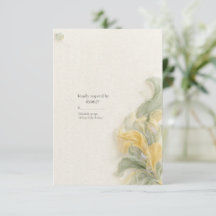 Smörgul Salvia RSVP Trädgårdskort
