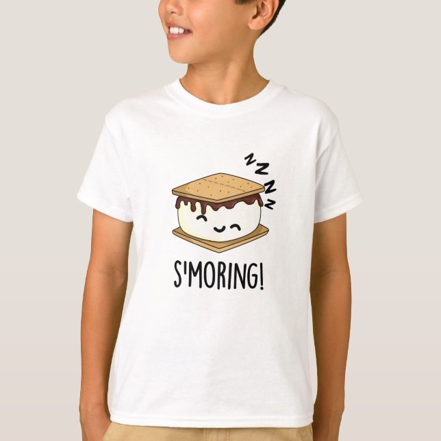 Smoring Funny Smore Puns T Shirt (Framsida)